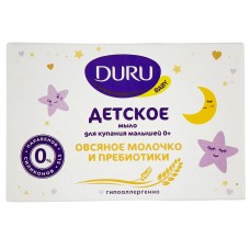 ДУРУ детское мыло 80гр для купания Овсяное молочко
